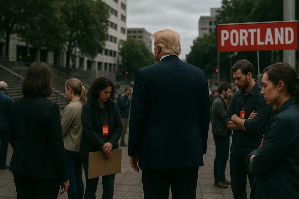 Trump Threatens Portland’s Cash Over Explosive Anti-ICE Chaos