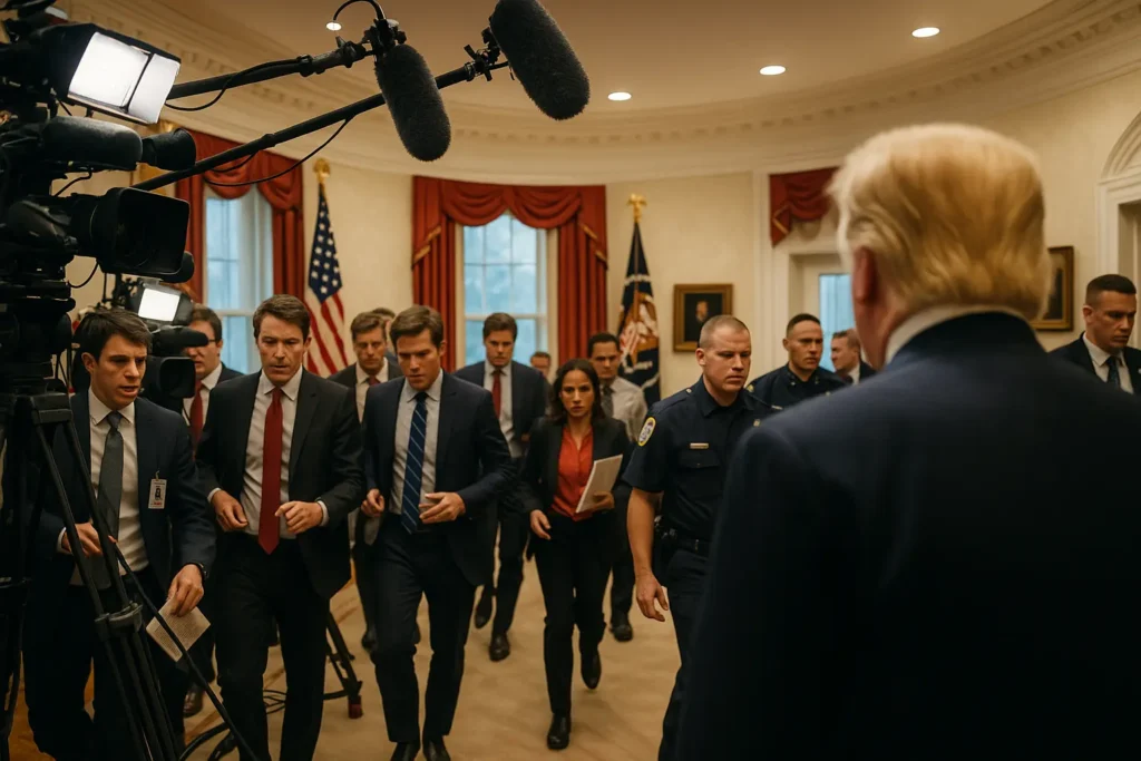 Trump Exposes CNN’s Bias In Explosive White House Clash