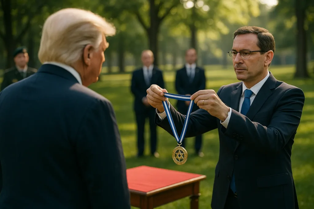 Trump Honored: Israel’s Medal Of Honor Celebrates True Peace