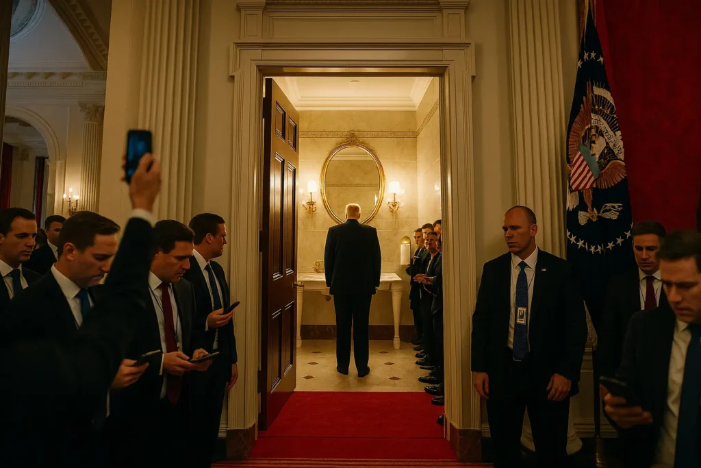 Trump’s Luxurious Lincoln Bathroom Renovation Sparks Liberal Outrage